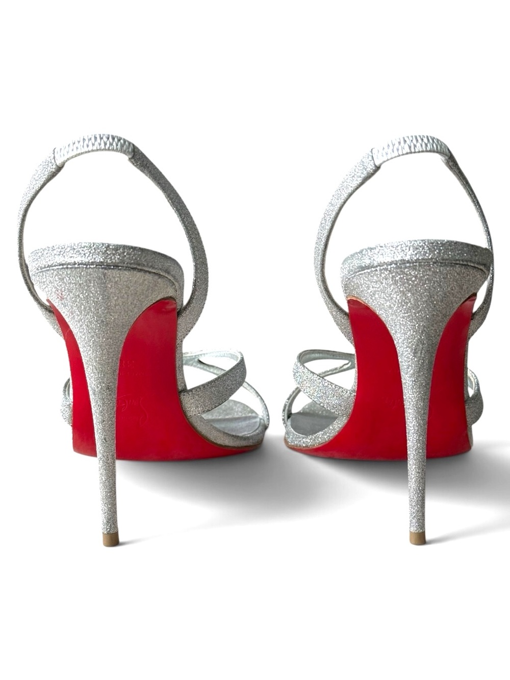 Christian Louboutin Emilie 100 Slingback Sandals - Picture 5 of 12